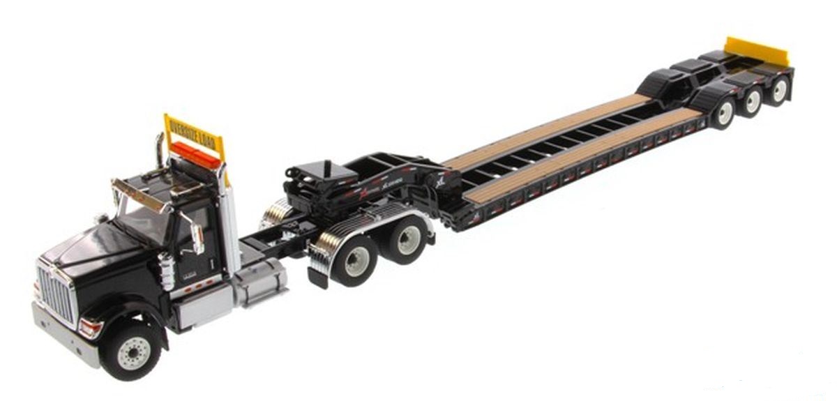 International HX520 Truck w/ XL 120 Trailer Zwart